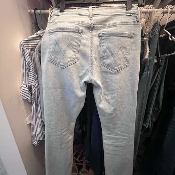 LiL MOTHER JEANS Light Blue Flare & Wide Leg Jeans. Size 26 - Picture 7 of 7